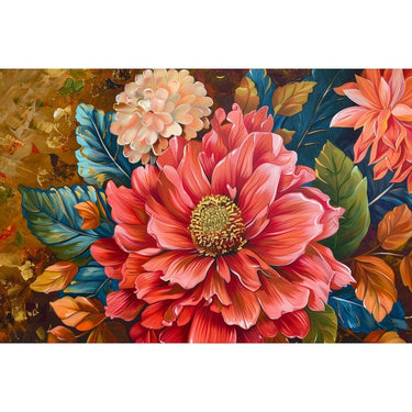 Modern Acrylic Flower Canvas